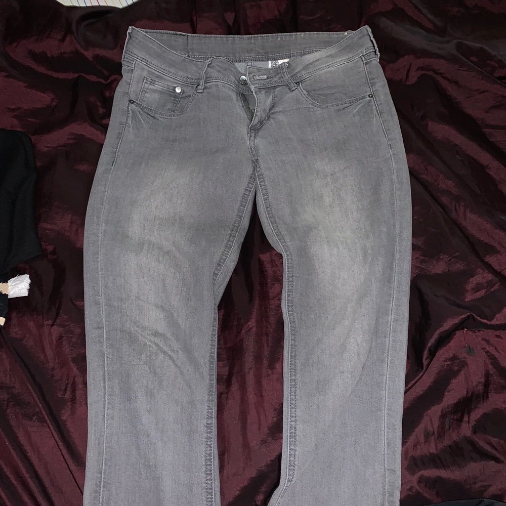 Plain Grey Jeans